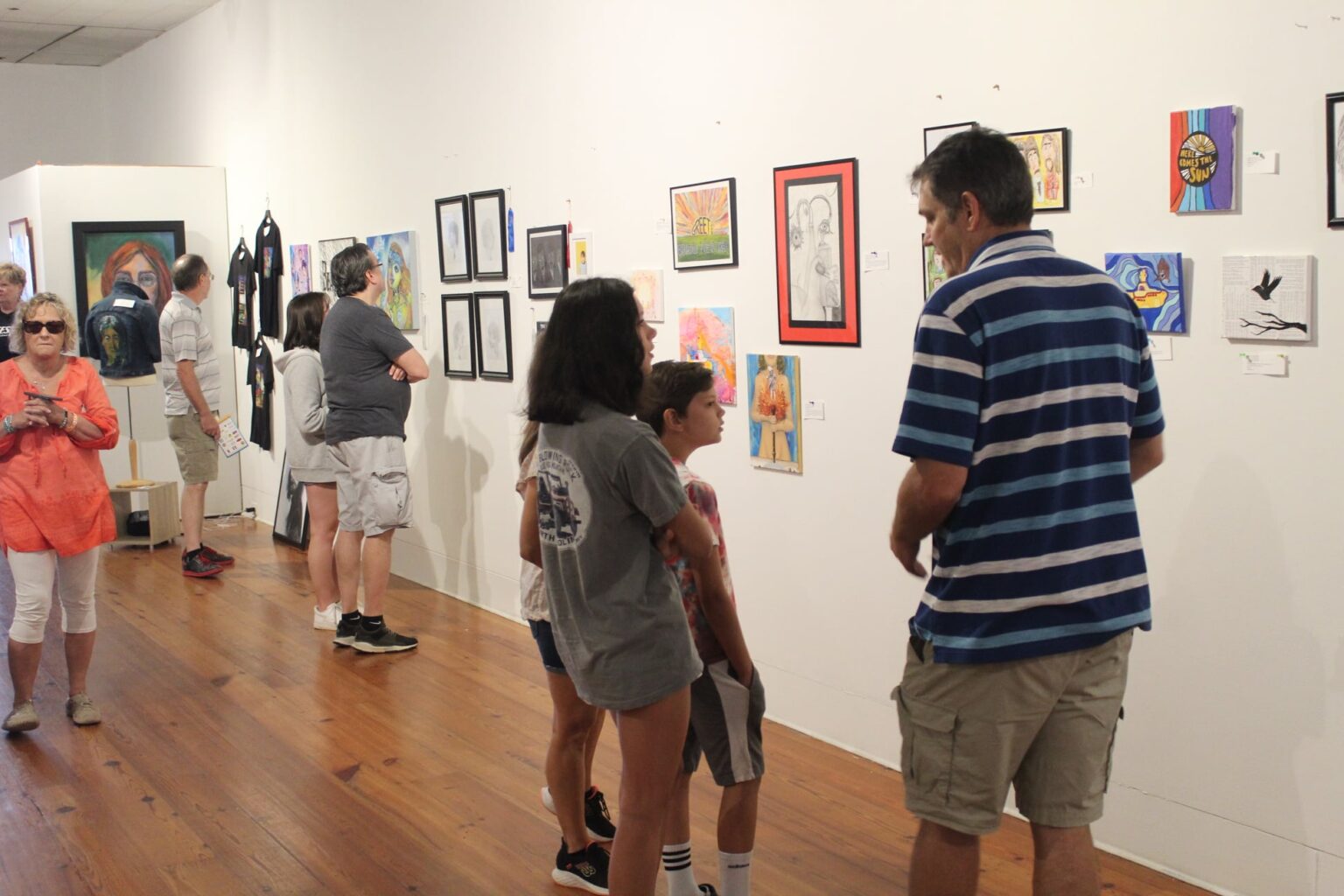 2021 Beatles Art Contest at Spirit Square photo by DC