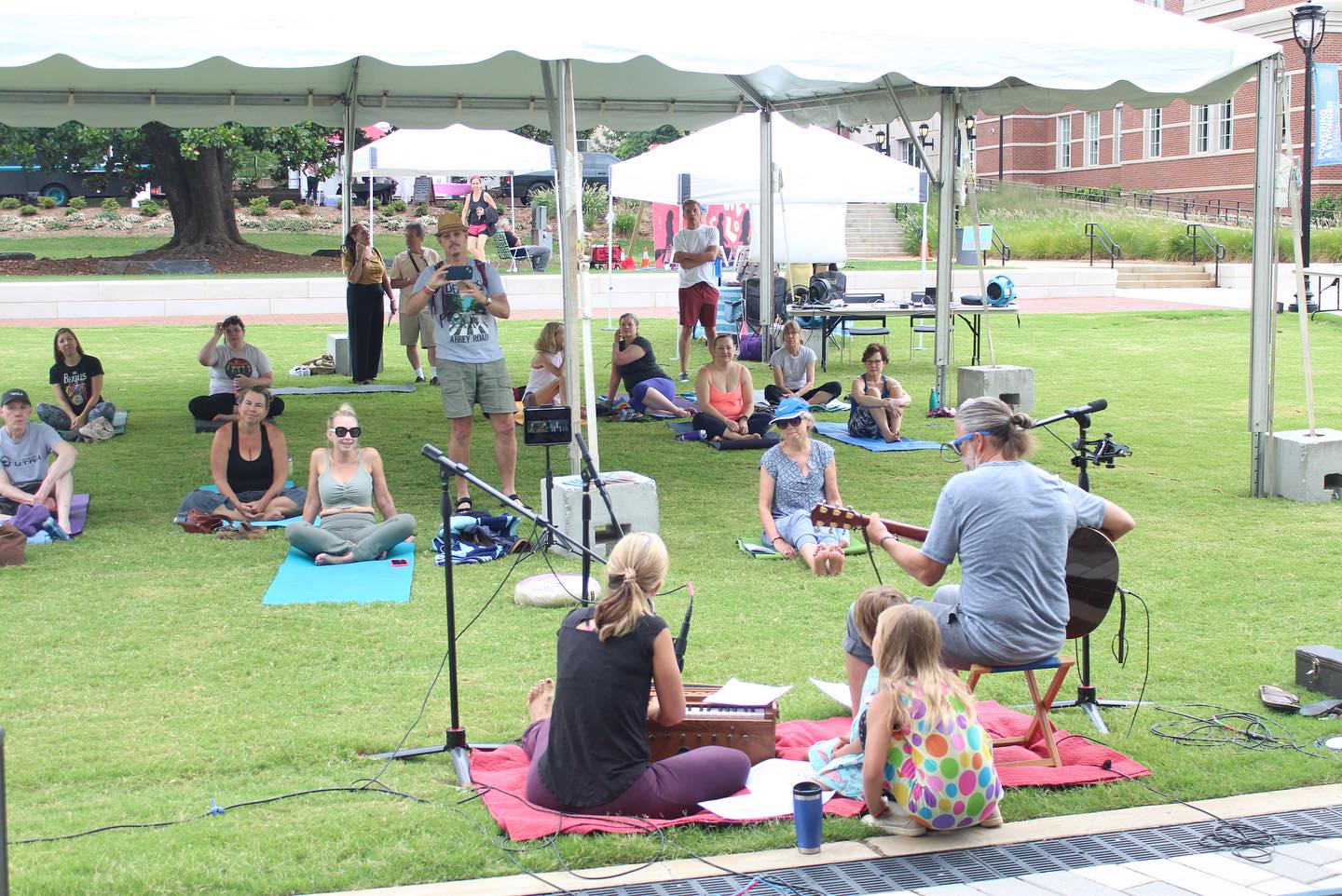 FF23 Grey B & Allison share music at Beatles Yoga