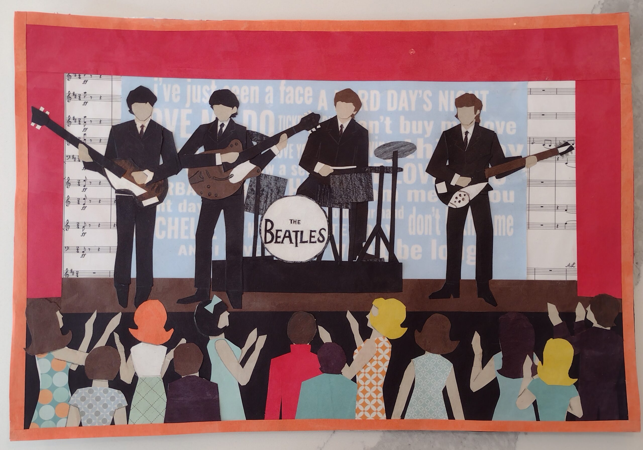 Abbie Lannine - "Paper Beatles Concert" - $268.13
